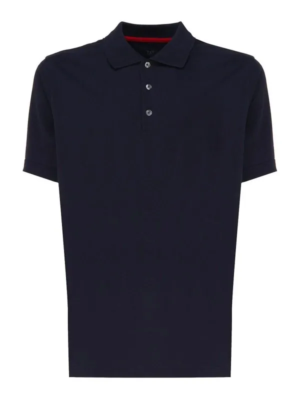 Fay Polo - Rouge - Bleu - Homme | NPMB2481340UCXU806 | thebs.com