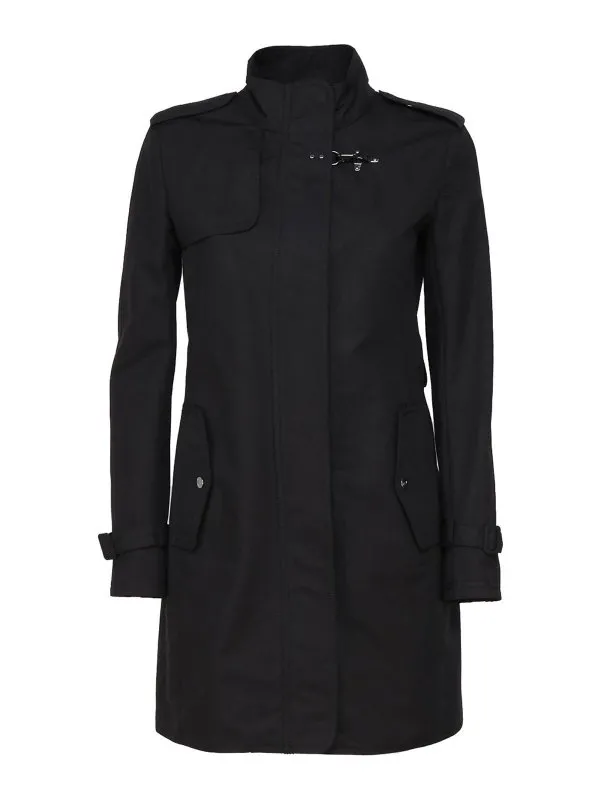 Fay Trench-Coat - Noir - Noir - Femme | NAW50483940WAPB999