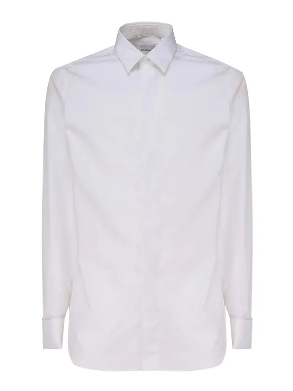 Lardini Chemise - Blanc - Blanc - Homme | EQASHEREQC1775100