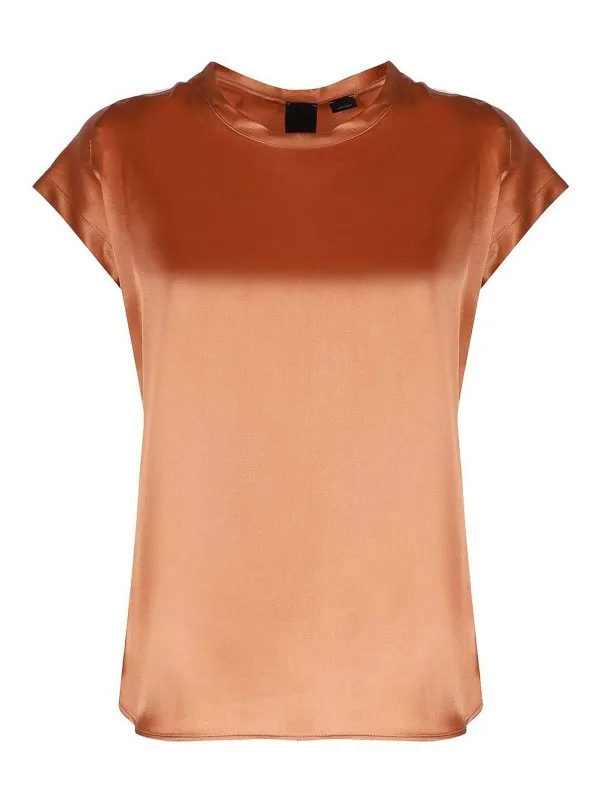 Pinko T-Shirt - Marron - Bronze - Femme | 100100A1RIL44