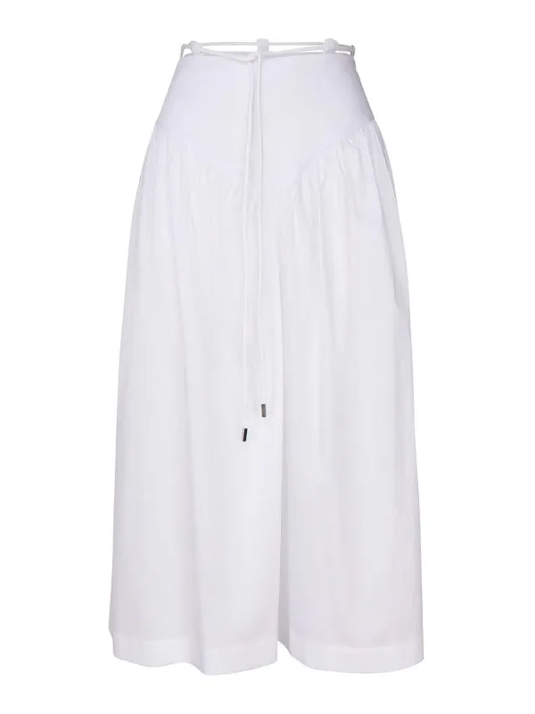 Pinko Jupe Longue - Blanc - Blanc - Femme | 103452A1TXZ04