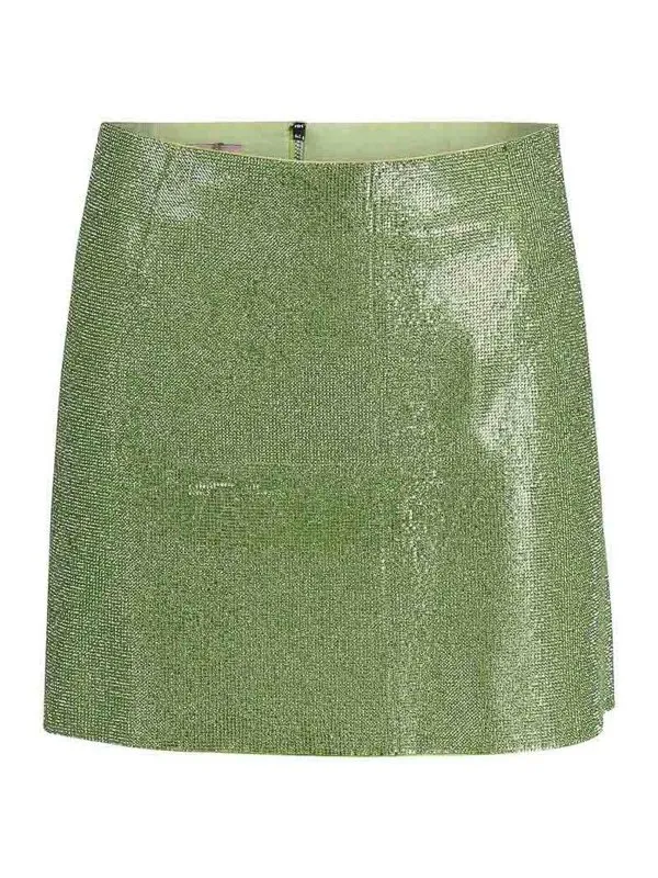 NU Mini Jupe - Vert - Vert - Femme | 115CAMILLENEONGREEN