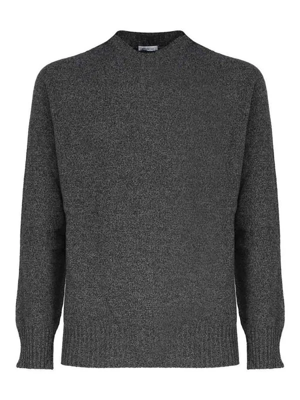 Malo Pull Col Rond - Gris - Gris - Homme | UXA249Y1B10EM453