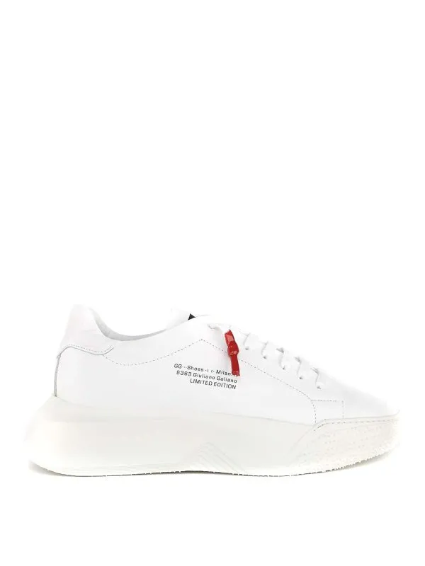 Giuliano Galiano Baskets - Blanc - Blanc | NEMESIS2NAPPAWHITE