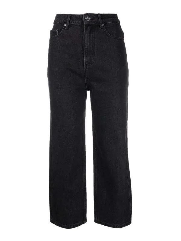 Self Portrait Jean Droit - Noir - Noir - Femme | RS22800SLBLACK