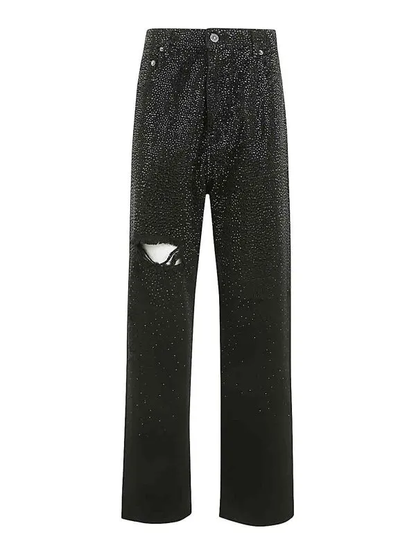 Golden Goose Jean Droit - Noir - Noir | GWP00844P00147590100