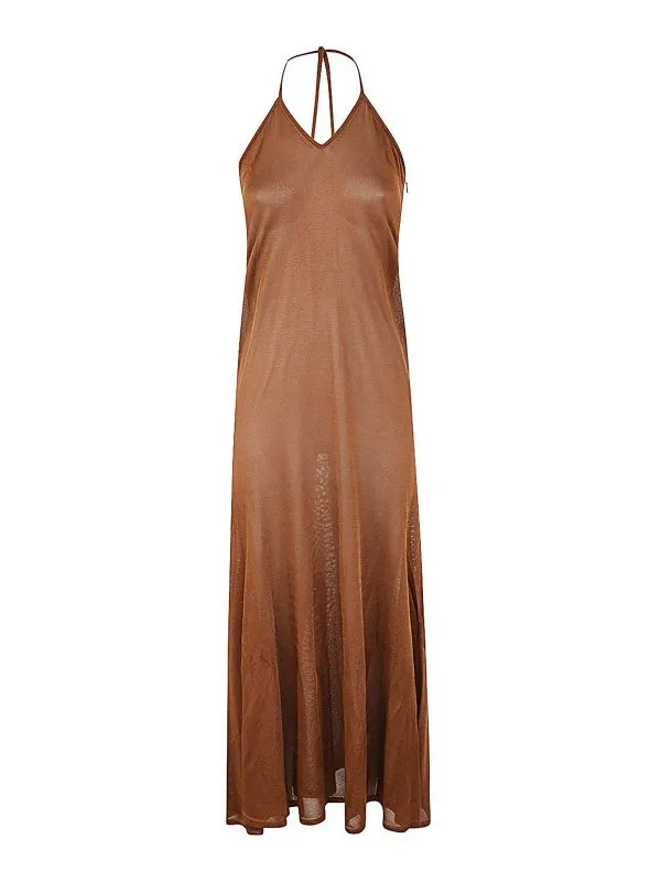 Tom Ford Maxi Robe - Marron - Marron - Femme | ACK418YAX646KB400