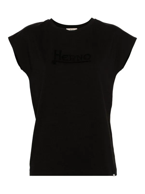 Herno T-Shirt - Noir - Noir - Femme | JG000211D520099393
