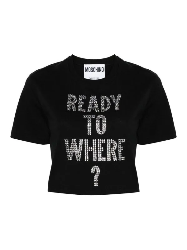 Moschino T-Shirt - Noir - Noir - Femme | 071304411555