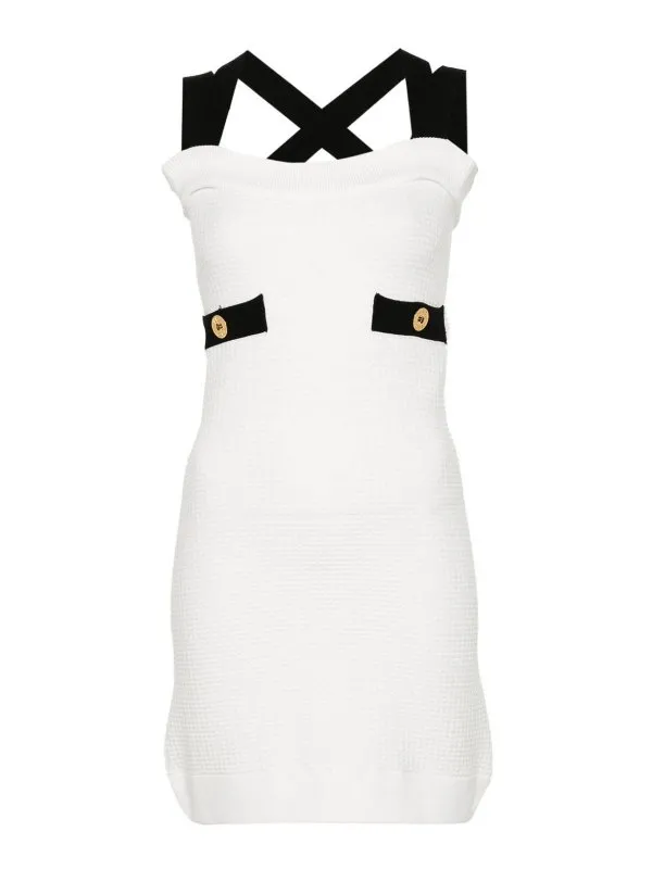 Patou Robe Au Genou - Blanc - Blanc - Femme | KN1718070001W