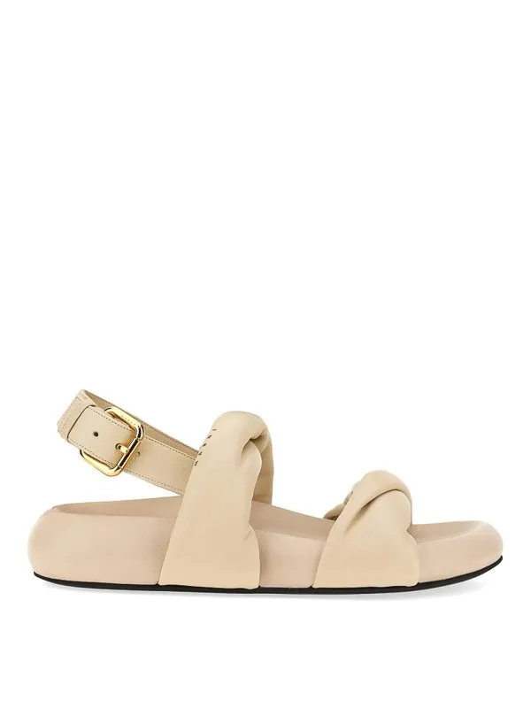 Marni Sandales - Blanc - Blanc - Femme | SAMS019603P544300W23
