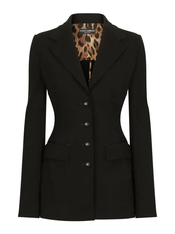 Dolce & Gabbana Blazer - Noir - Noir - Femme | F27ABTFUGN7N0000
