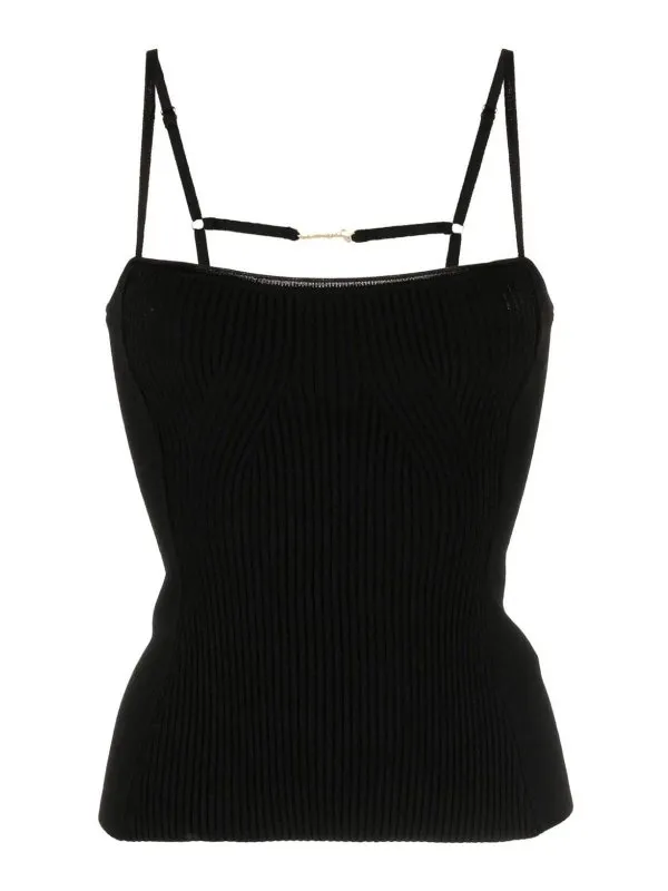 Jacquemus Top - Noir - Noir - Femme | 241KN3542355990