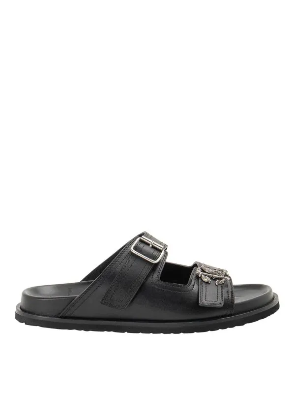 Roberto Cavalli Sandales - Noir - Noir - Homme | 22559A