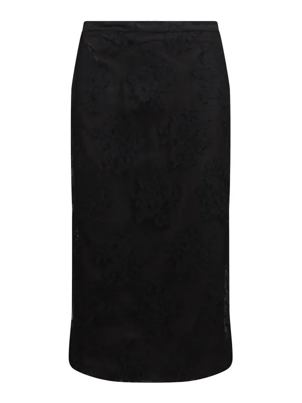 Dolce & Gabbana Jupe Midi - Noir - Noir - Femme | F4CSJTHLMO7N0000