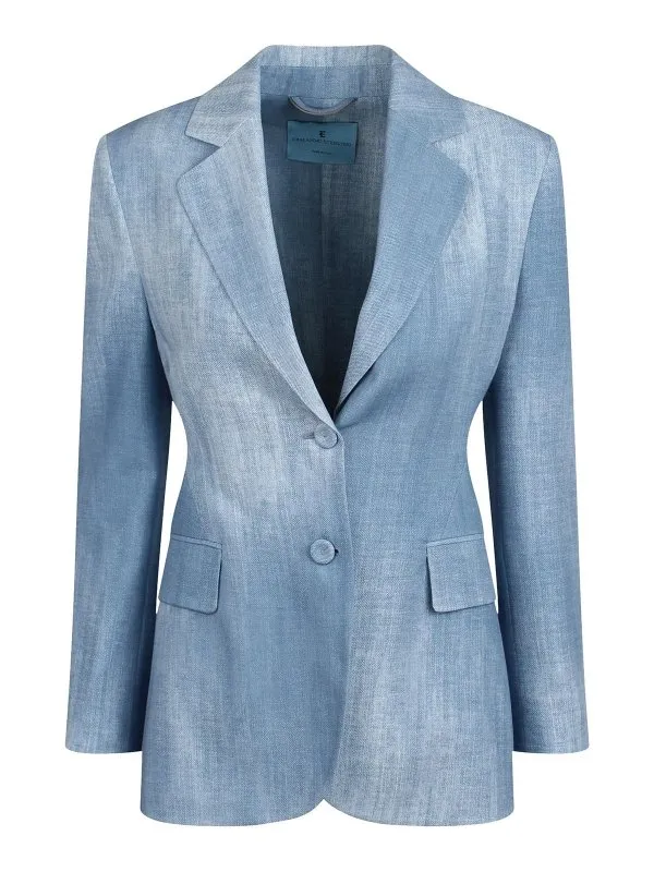 Ermanno Scervino Blazer - Bleu - Bleu - Femme | D446I304EMYS4217
