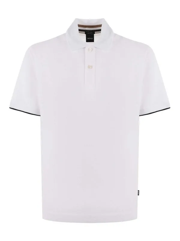 Hugo Boss Polo - Blanc - Blanc - Homme | PARLAY21150512682100