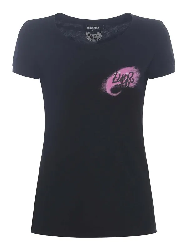 Dsquared2 T-Shirt - Noir - Noir - Femme | S72GD0520S24668900