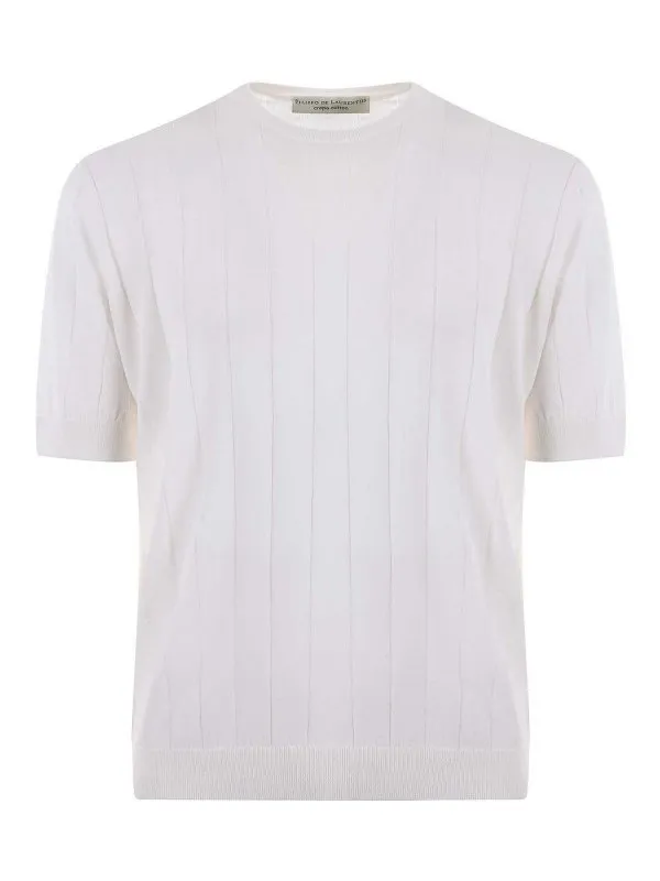 Filippo De Laurentiis T-Shirt - Blanc - Blanc | GC1MCCR14C001