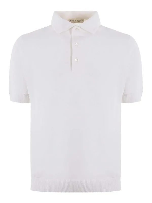 Filippo De Laurentiis Polo - Blanc - Blanc | PL1MCPARCR14R001