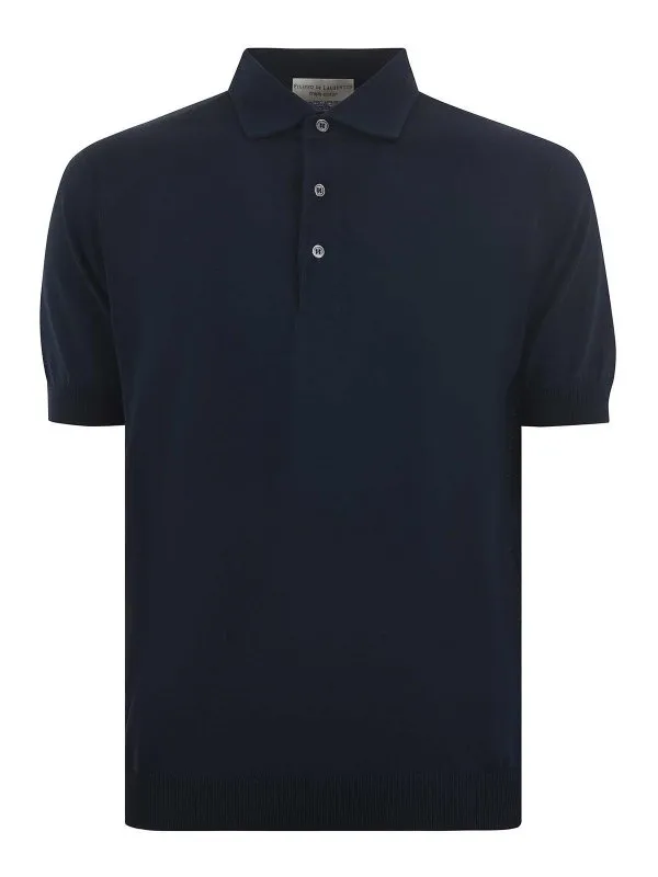 Filippo De Laurentiis Polo - Bleu - Bleu - Homme | PL1MCPARCR14R890