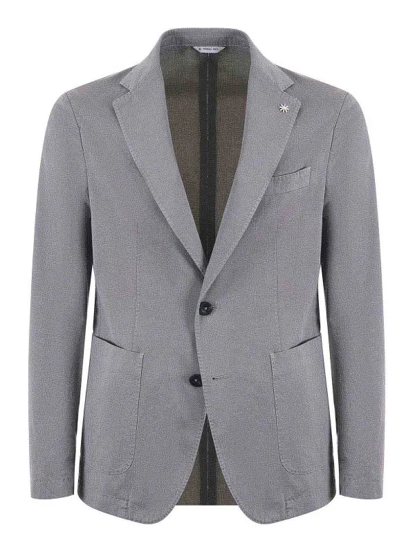 Manuel Ritz Veste Casual - Gris - Gris - Homme | G2728T24322097