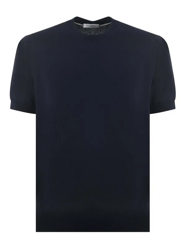 Paolo Pecora T-Shirt - Bleu - Bleu - Homme | A009F1006685