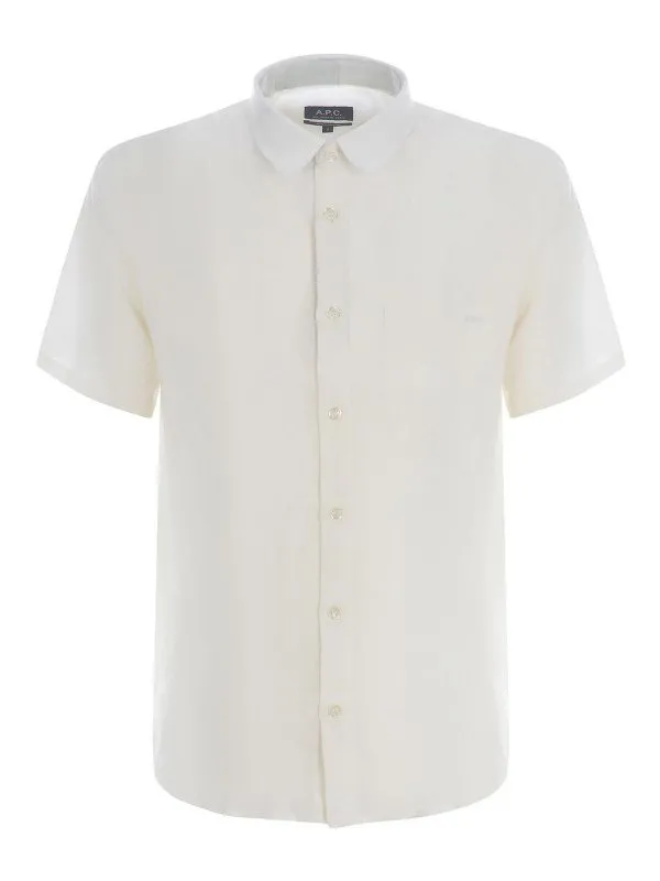 A.P.C. Chemise - Blanc - Blanc - Homme | LIAEKH12551AAC