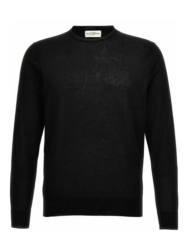 Ballantyne Pull Col Rond - Noir - Noir - Homme | B2P00018C2315517