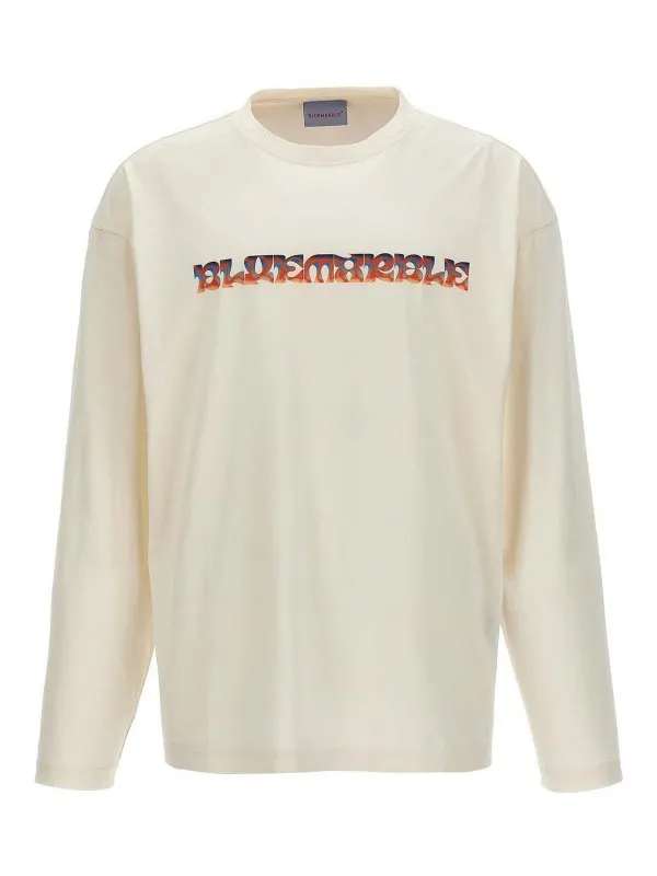 Bluemarble T-Shirt - Blanc - Blanc - Homme | TS08JE28A24WHTWHITE