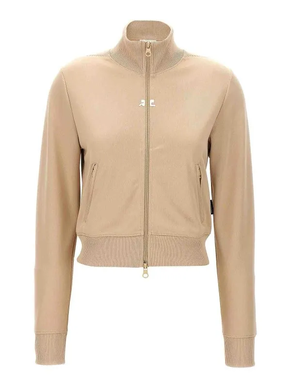 Courreges Sweat-Shirts - Beige - Beige | 124JVE010JS00911007