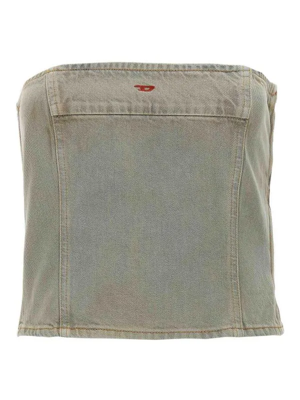 Diesel Top - Bleu Clair - Bleu Clair - Femme | A1277409H6001