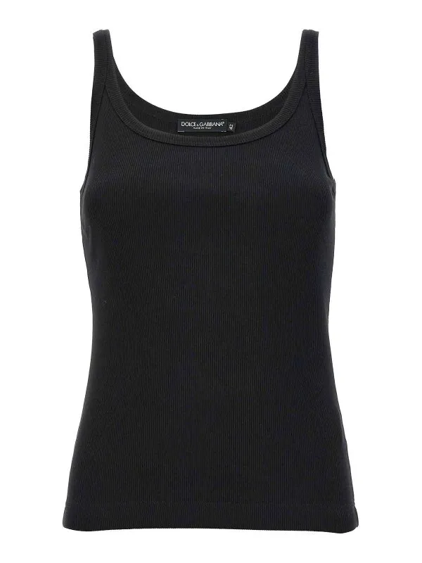 Dolce & Gabbana Top - Noir - Noir - Femme | F8U09TFU7AVN0000