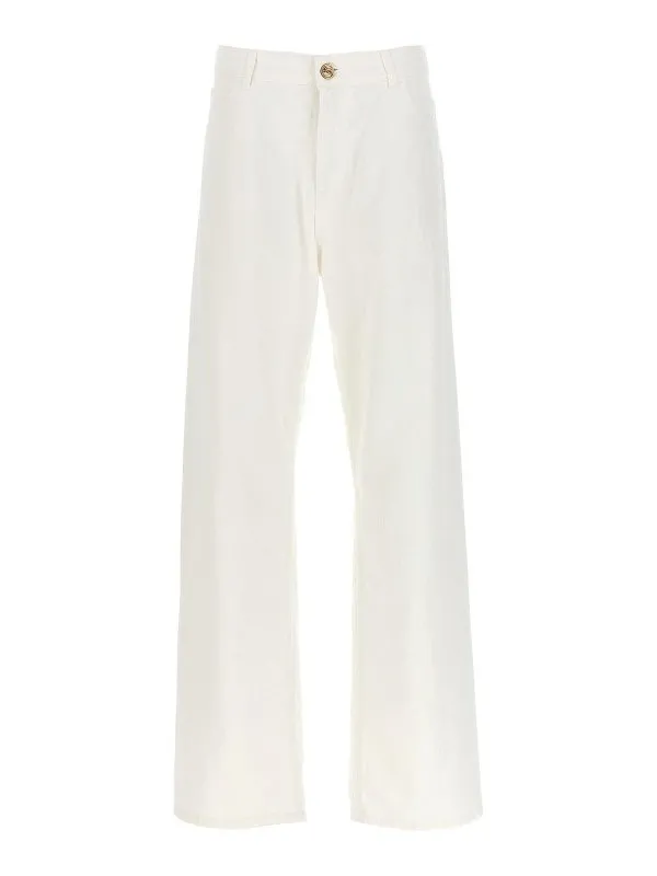 Etro Jean Droit - Baggy - Blanc - Femme | WRNB0005AC169W0111
