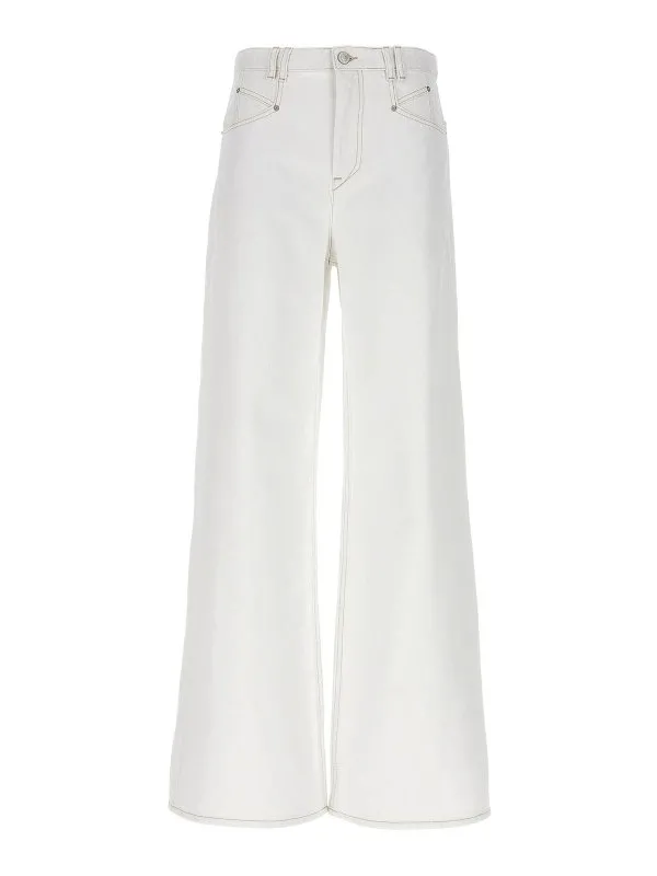Isabel Marant Jean Droit - Blanc - Blanc | 24PPA0052FAB1H06I20WH
