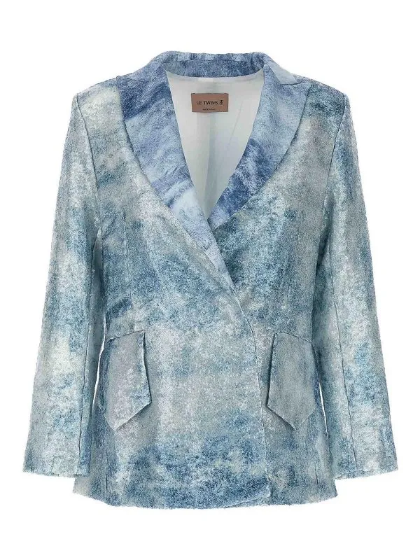 Le Twins Blazer - Como - Bleu Clair - Femme | COMODENIMCELESTE