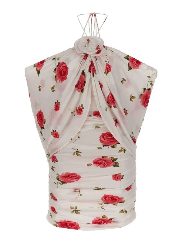 Magda Butrym Robe Courte - Multicolore - Multicolore | 176424CREAM