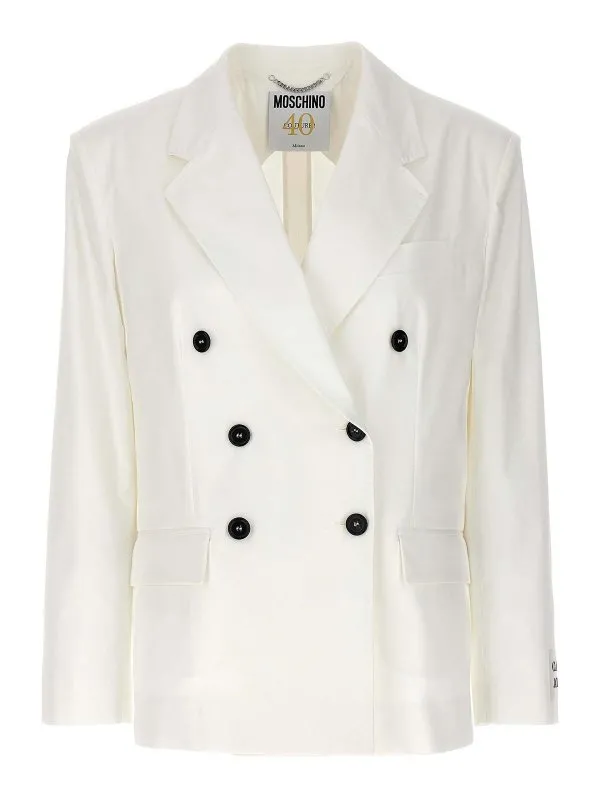 Moschino Blazer - Blanc - Blanc - Femme | 050304200001