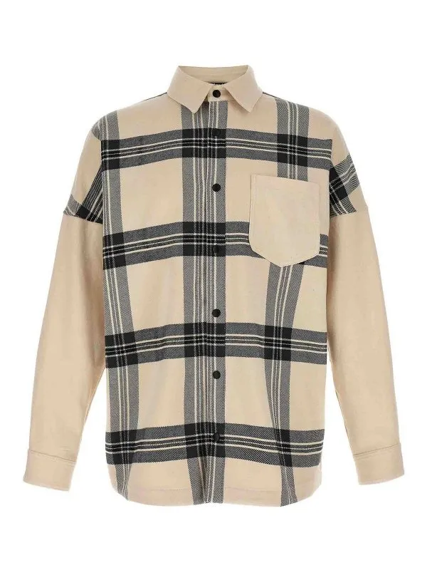 Palm Angels Veste Casual - Blanc - Blanc | PMES002R24FAB0010311