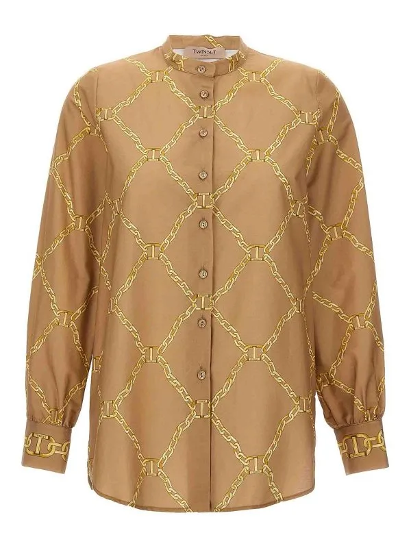 Twinset Chemise - Beige - Beige - Femme | 241TP2730S1876211525