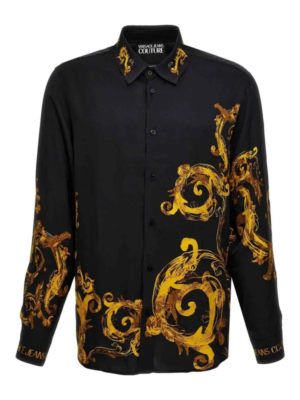 Versace Jeans Couture Chemise - Noir - Noir | 76GAL2RWNS410G89