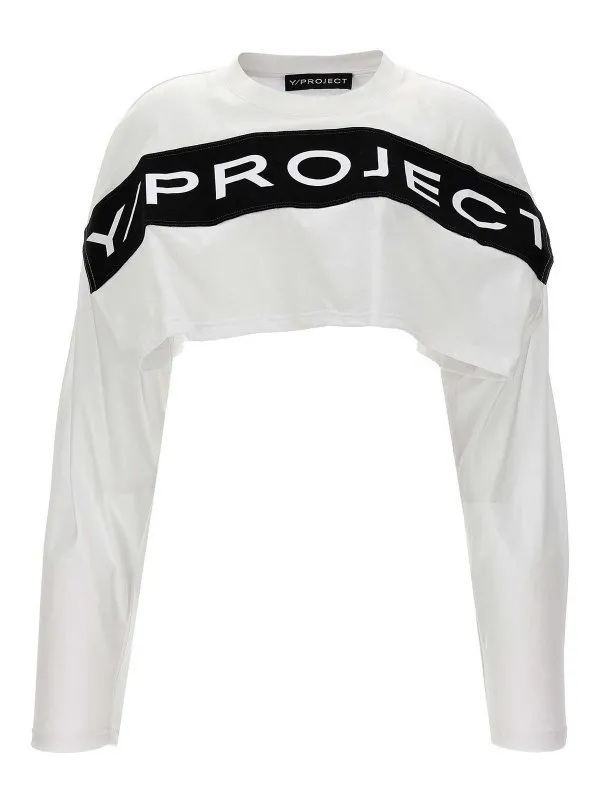 Y/Project T-Shirt - Blanc - Blanc - Femme | 204TS013OPTICWHITE