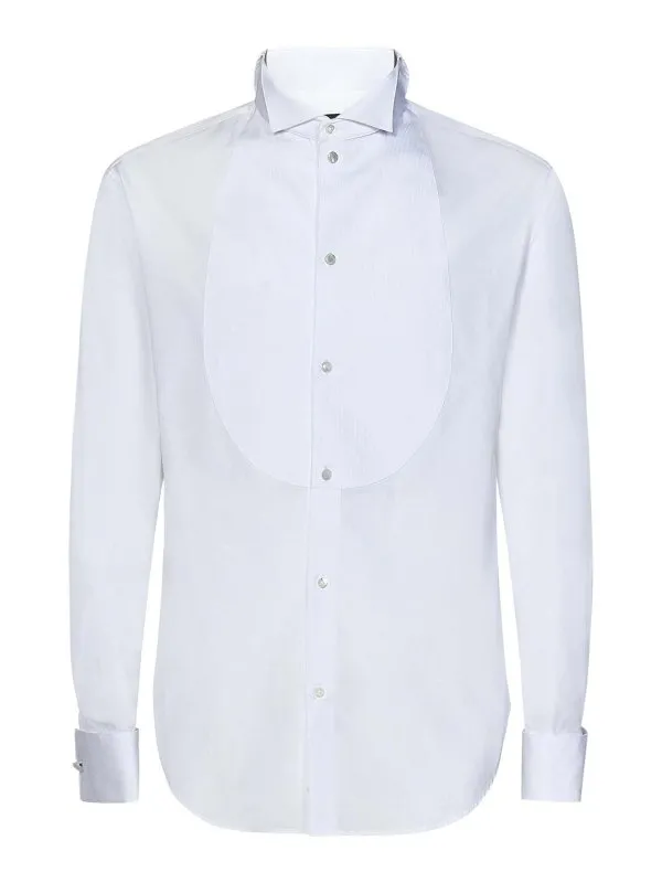 Emporio Armani Chemise - Blanc - Blanc - Homme | E31C7G01C29100