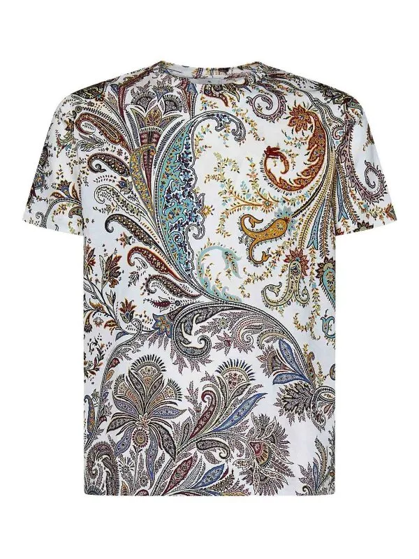 Etro T-Shirt - Blanc - Blanc - Homme | MRMA0002AJ054X0800