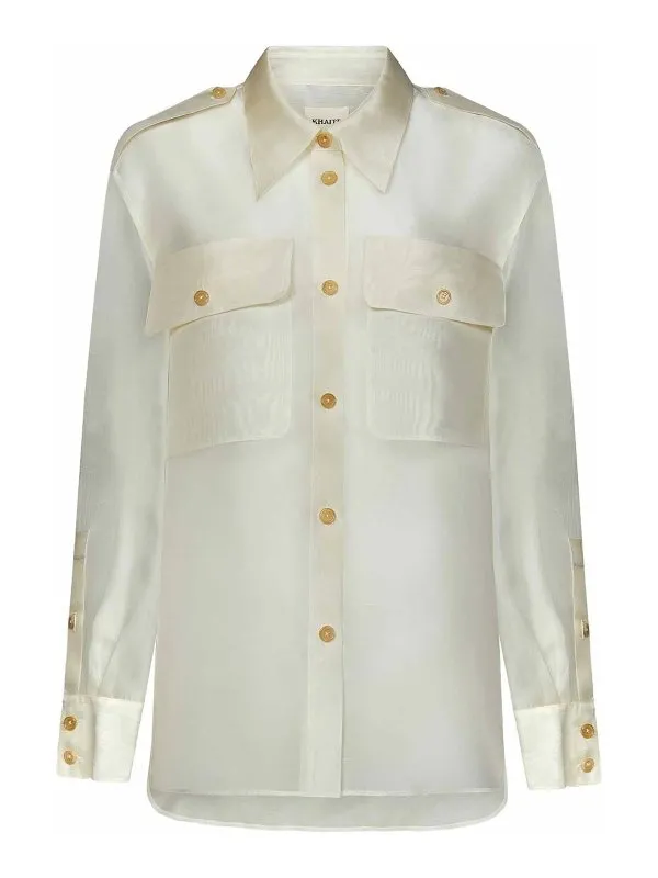 Khaite Chemise - Blanc - Blanc - Femme | 2311382108 | thebs.com