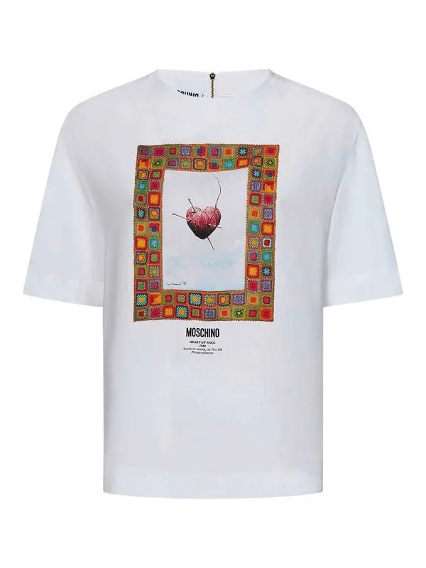 Moschino Blouse - Blanc - Blanc - Femme | 021704331001