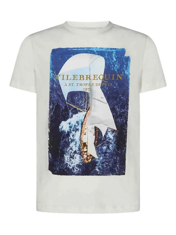 Vilebrequin T-Shirt - Blanc - Blanc - Homme | VBMTS0007V8002658112