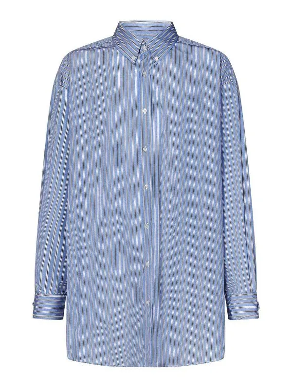 Maison Margiela Chemise - Bleu - Bleu - Homme | SI1DL0002S54946002F