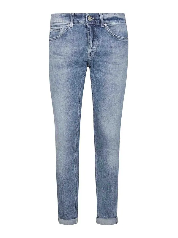 Dondup Jean Droit - Bleu Clair - Bleu Clair | UP232DSE297UGW2800