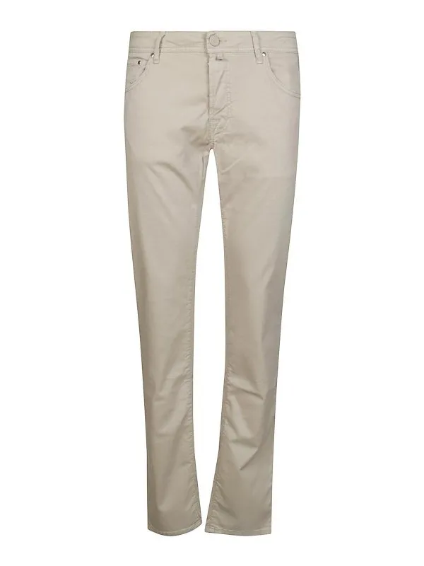 Jacob Cohen Pantalons Décontractés - Crème | UQE0636S3756A80